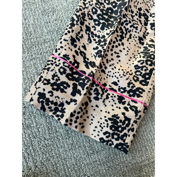 J crew cheetah linen cotton blend pants set with pink trim
Top S pants 4 - Picture 6 of 9